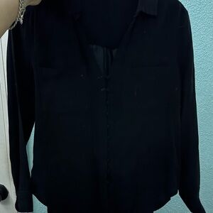 Elegant Black Women's Top